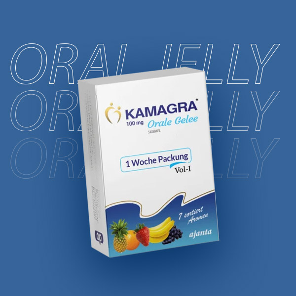 Packung mit 7 Tüten von Kamagra Oral Jelly